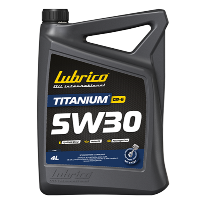 Моторное масло LUBRICO TITANIUM GR-6 5W30 4л