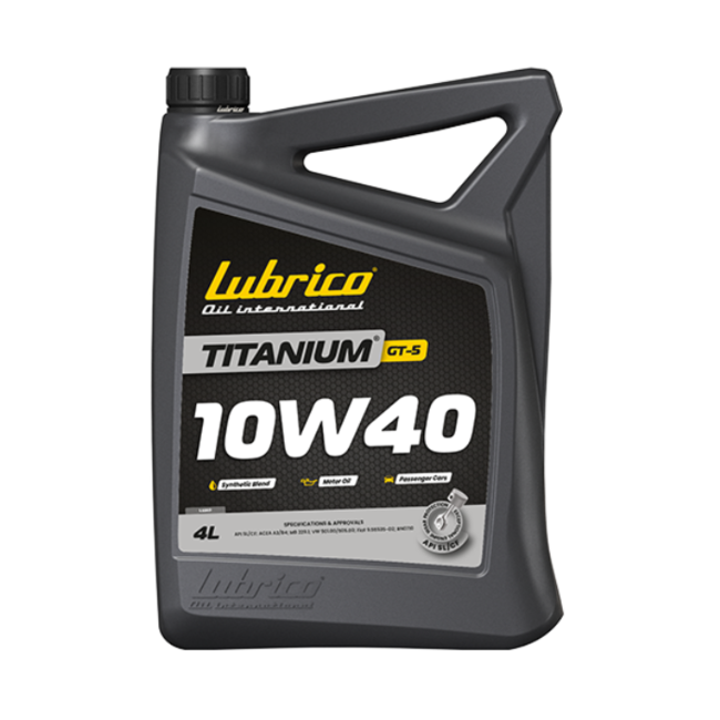 Моторное масло LUBRICO TITANIUM GT-5 10W40 5л