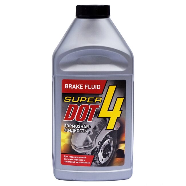 Тормозная жидкость DOT 4 Super Brake Fluid 0.5л