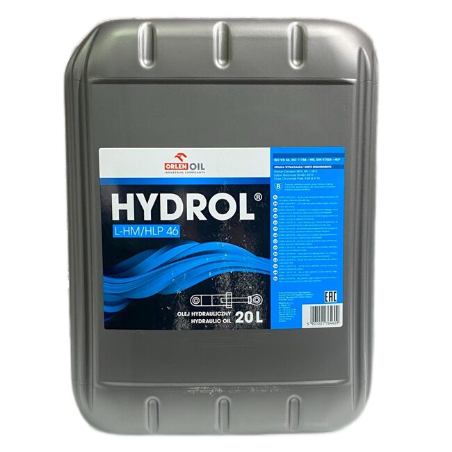 Гидравлическое масло ORLEN OIL HYDROL L-HM/HLP 46 20л