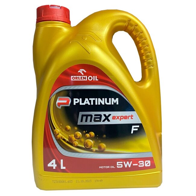 Моторное масло ORLEN OIL PLATINUM MAXEXPERT F 5W30 4л