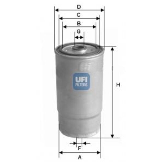 Топливный фильтр UFI 24.012.00