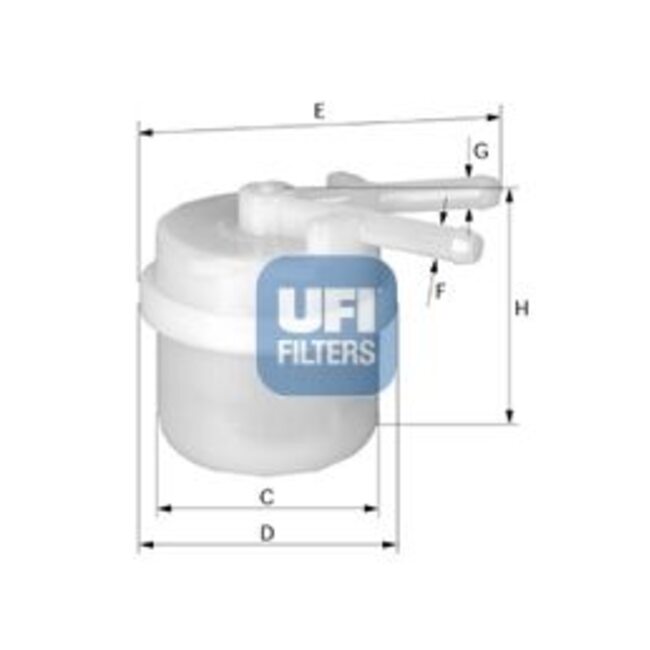 Топливный фильтр UFI 31.006.00