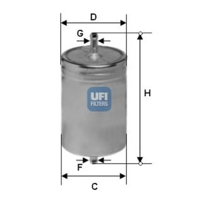 Топливный фильтр UFI 31.583.00