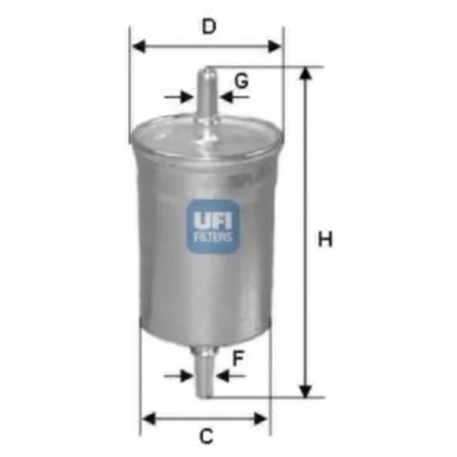 Топливный фильтр UFI 31.842.00