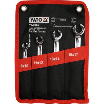 Набор гаечных ключей 4 шт Yato YT-0143
