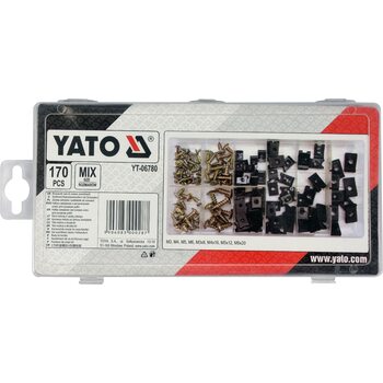 Набор крепежных болтов 170 шт YATO YT-06780