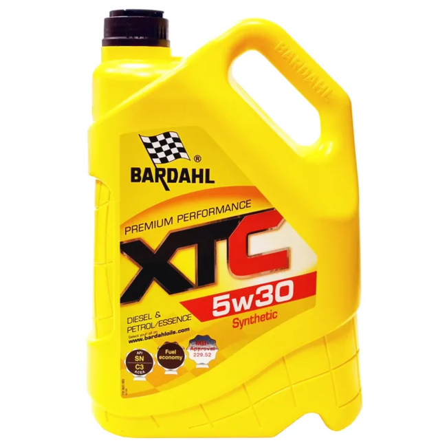 Моторное масло синтетическое Bardahl XTC 5W30 5 л