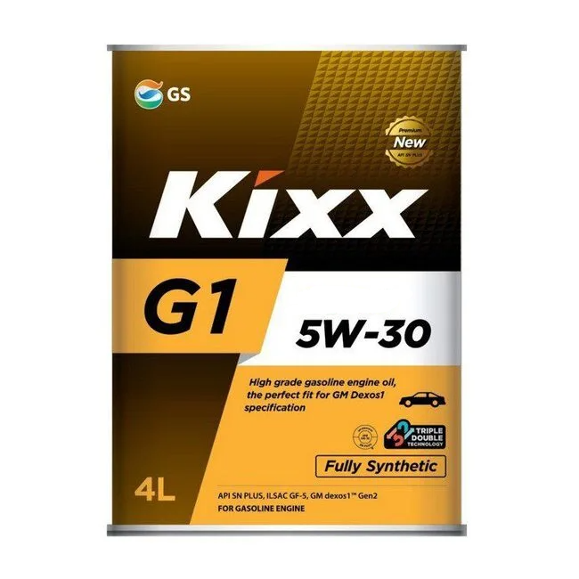 Синтетическое моторное масло KIXX G1 SN/CF 5W30 4л