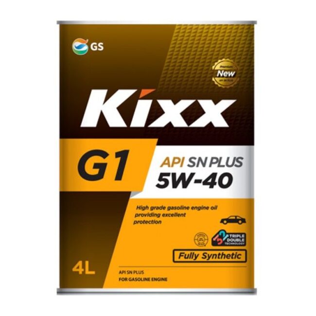 Синтетическое моторное масло KIXX G1 SN/CF 5W40 4л