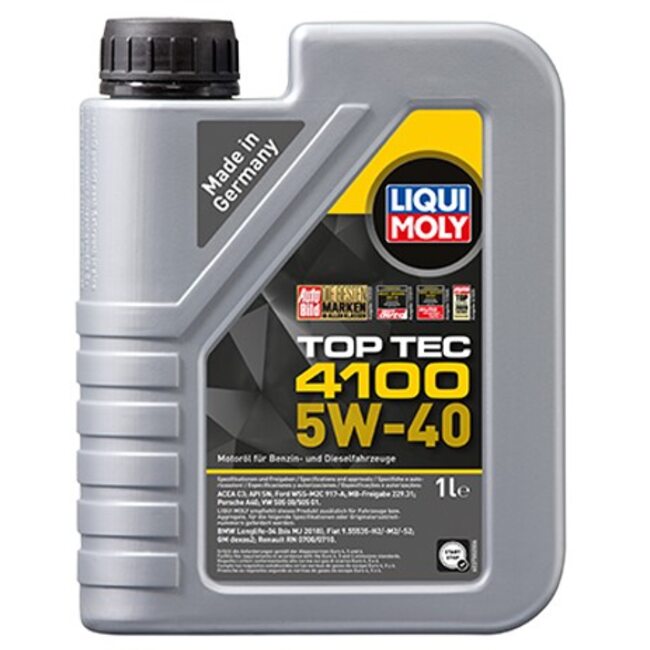 Моторное масло Liqui Moly TOP TEC 4100 5w40 1л