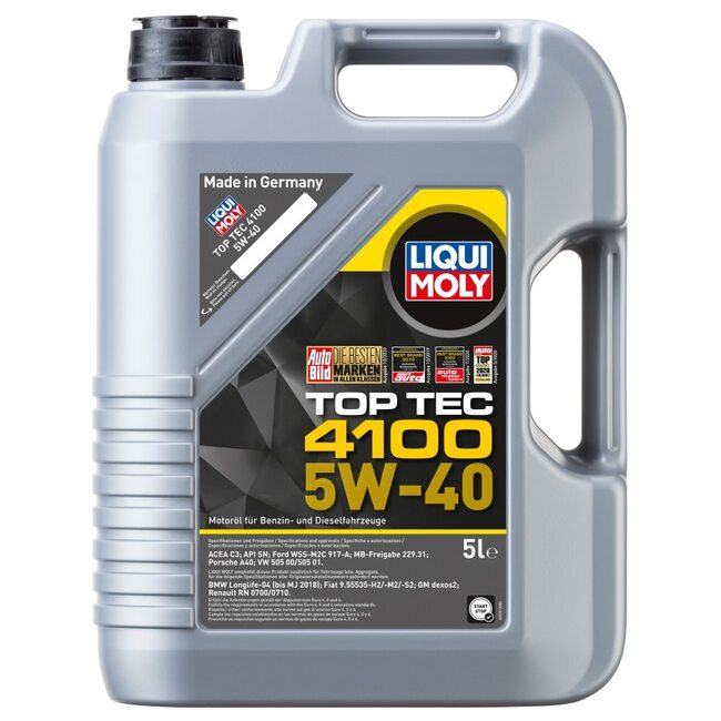 Моторное масло Liqui Moly TOP TEC 4100 5w40 5л