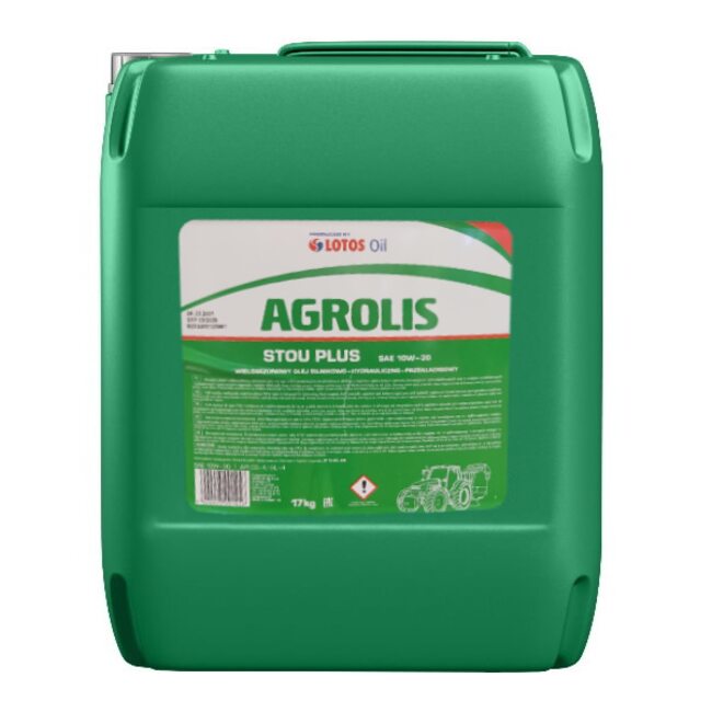 Моторное масло LOTOS AGROLIS STOU Plus 10W30 17кг-20л