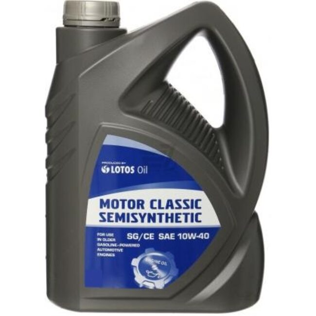 Моторное масло LOTOS Semisynthetic MOTOR CLASSIC SG/CE 10W40 4л