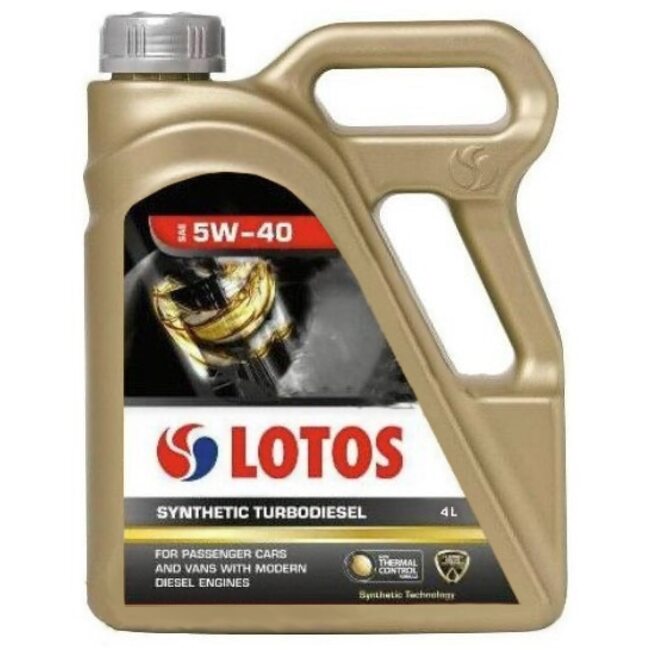 Масло LOTOS Synthetic TRAFFIC TURBODIESEL Plus Thermal Control CF 5W40 4л