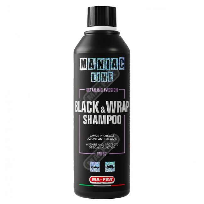 Автошампунь для темных красок Maniac Line BLACK e WRAP SHAMPOO 500 мл