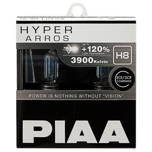 PIAA HYPER ARROS 3900K H8 12V HE-904