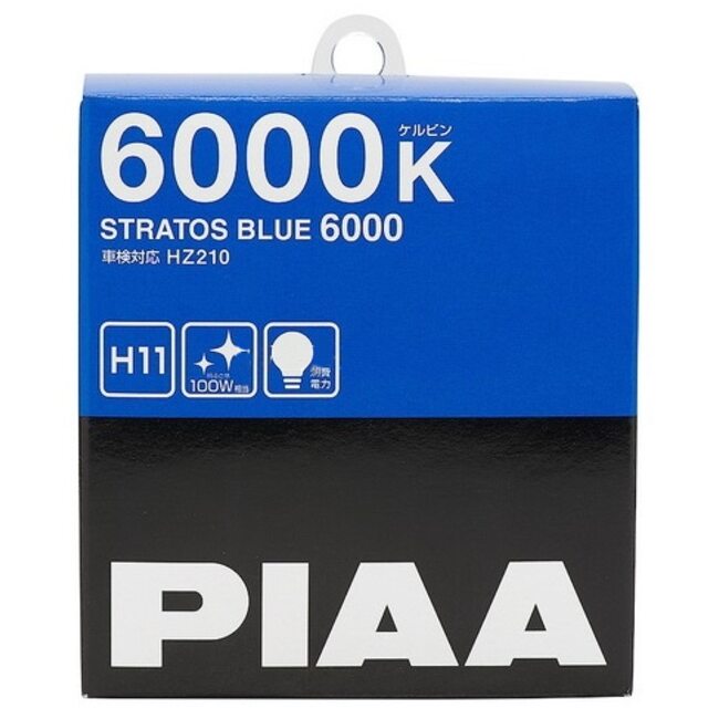 PIAA STRATOS BLUE 6000K H11 12V HZ510