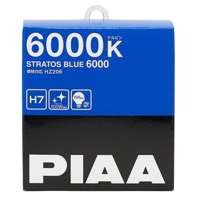 PIAA STRATOS BLUE 6000K H7 12V HZ506