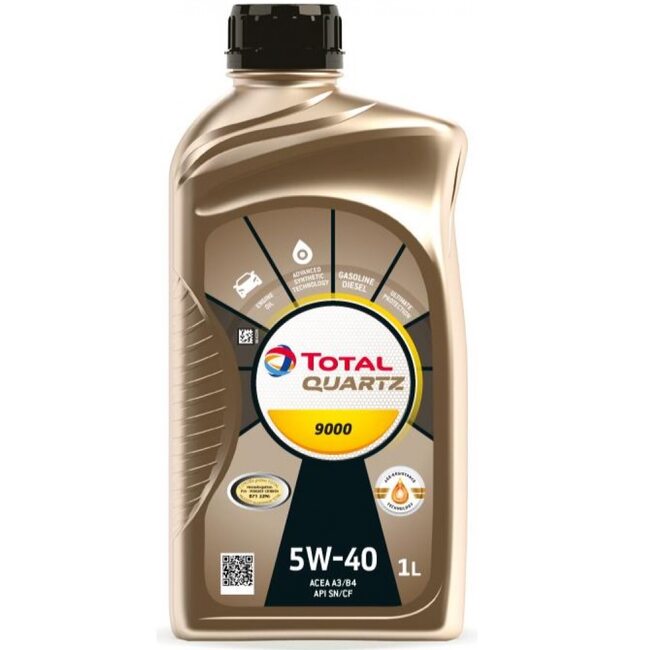 Синтетическое масло Total Quartz 9000 5W40 1л