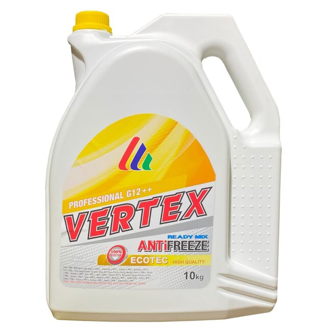 Антифриз VERTEX ECOTEC G12++ желтый 10кг