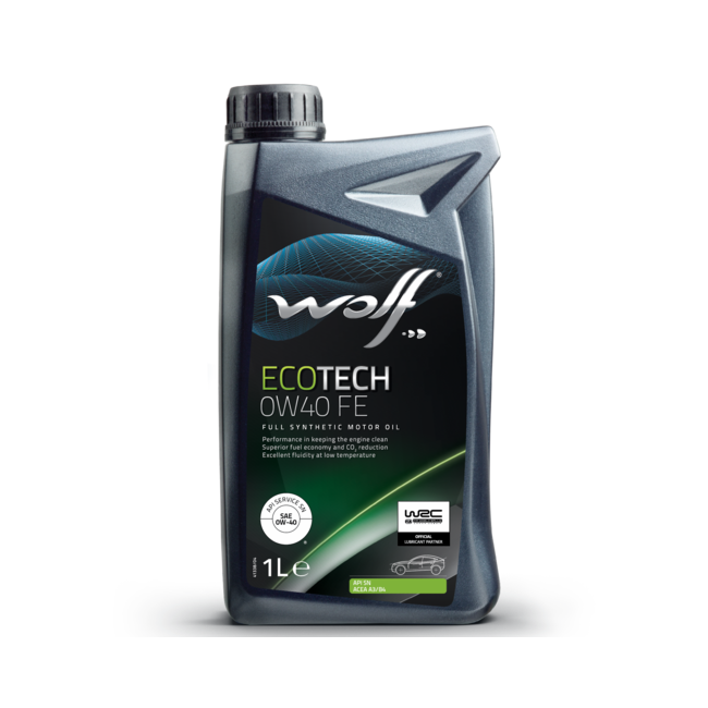 Моторное масло WOLF ECOTECH 0W40 FE 1л