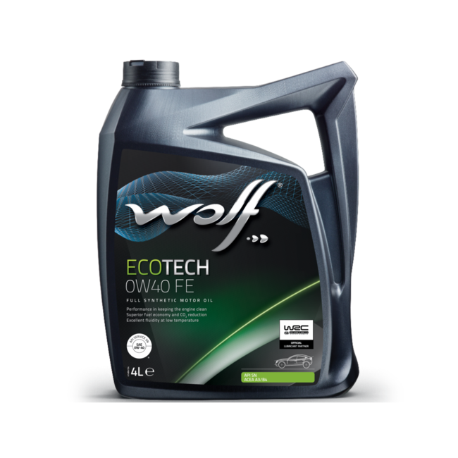 Моторное масло WOLF ECOTECH 0W40 FE 4л