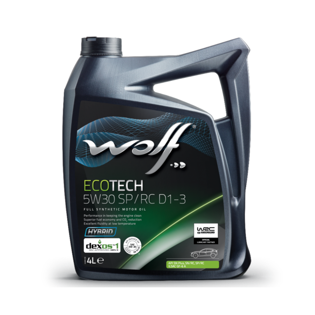 Моторное масло WOLF ECOTECH 5W30 SP/RC D1-3 4л