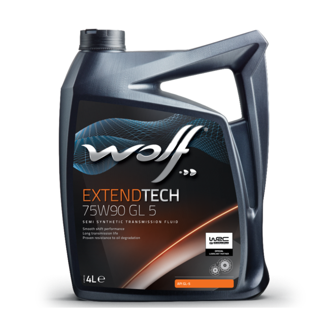 Масло для коробок передач WOLF EXTENDTECH 75W90 GL-5 4л