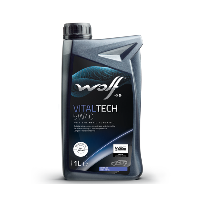 Моторное масло WOLF VITALTECH 5W40 1л