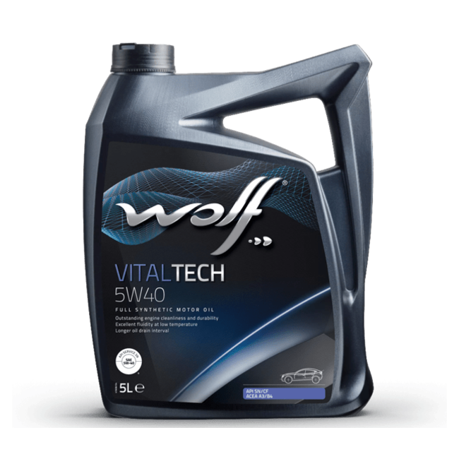 Моторное масло WOLF VITALTECH 5W40 5л