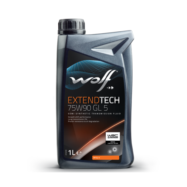 Масло для коробок передач WOLF EXTENDTECH 75W90 GL-5 1л