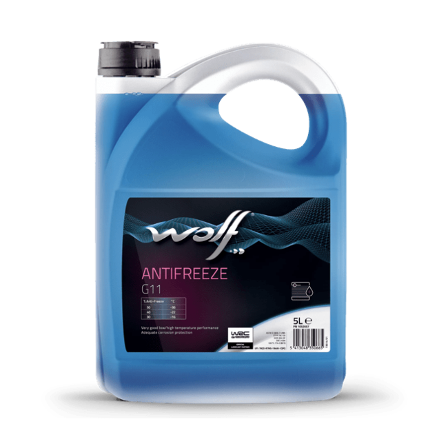 Охлаждающая жидкость WOLF ANTIFREEZE G11 5л