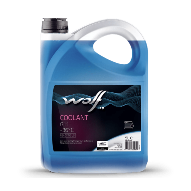 Охлаждающая жидкость WOLF COOLANT G11 -36°C 5л