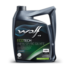 WOLF ECOTECH 0W16 SP/RC G6 XFE 5л