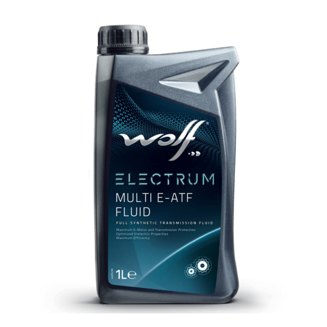 Масло для трансмиссий аккумуляторных электромобилей (BEV) WOLF ELECTRUM MULTI E-ATF FLUID 1л