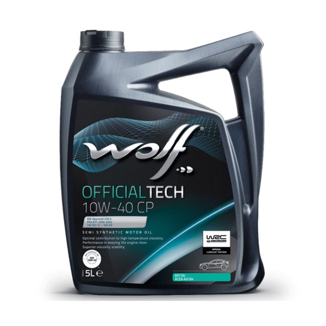 Моторное масло WOLF OFFICIALTECH 10W40 CP 5л