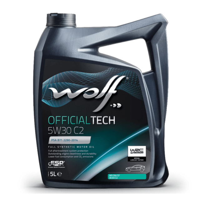 Моторное масло WOLF OFFICIALTECH 5W30 C2 5л