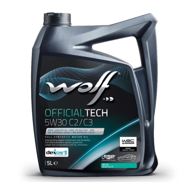 Моторное масло WOLF OFFICIALTECH 5W30 C2/C3 5л