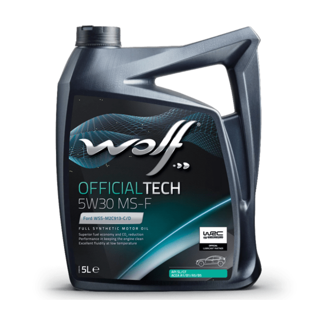 Моторное масло WOLF OFFICIALTECH 5W30 MS-F 5л