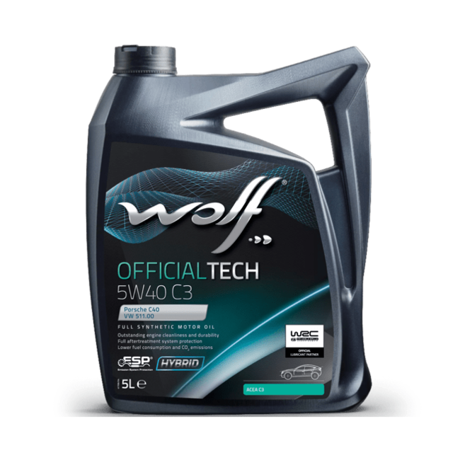 Моторное масло WOLF OFFICIALTECH 5W40 C3 5л