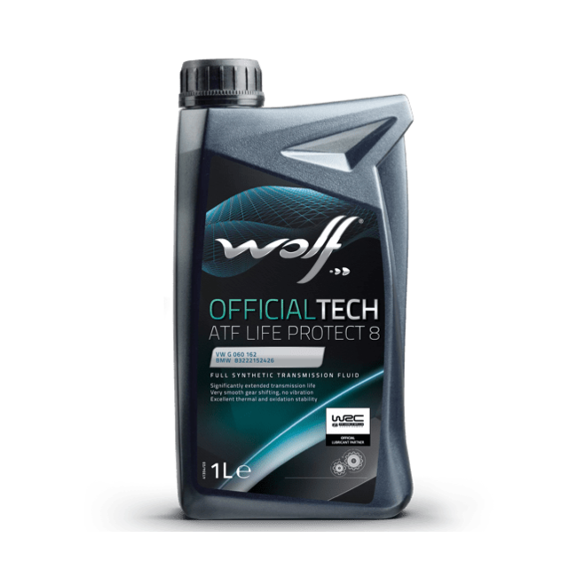 Жидкость для АКПП WOLF OFFICIALTECH ATF LIFE PROTECT 8 1л