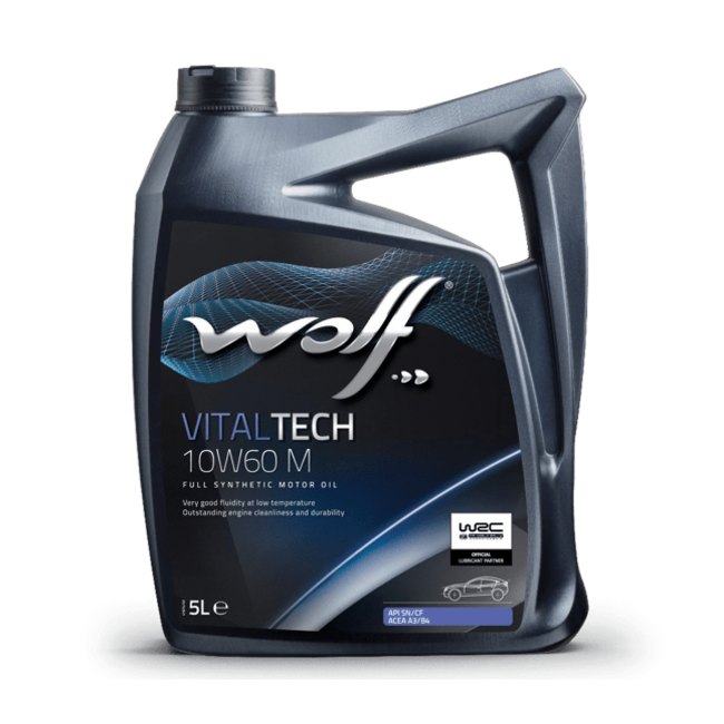 Моторное масло WOLF VITALTECH 10W60 M 5л