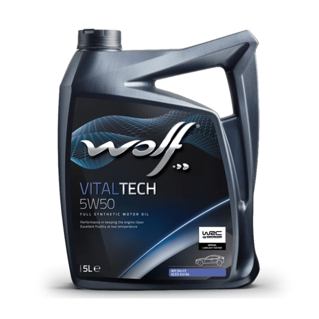 Моторное масло WOLF VITALTECH 5W50 5л