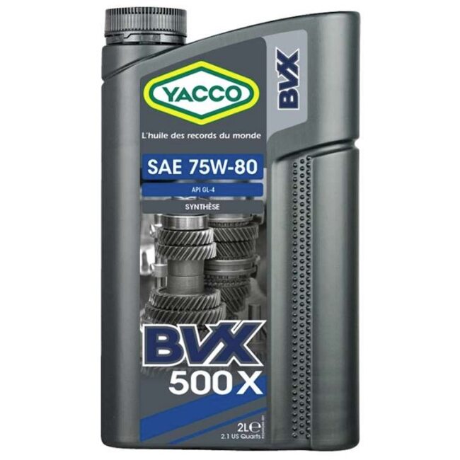 Масло для механических трансмиссий Yacco BVX 500 X 75W80 2л