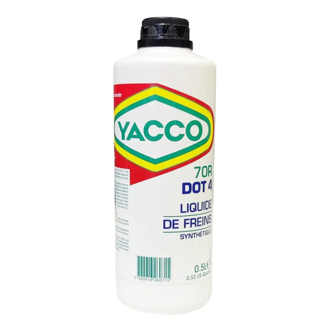 Тормозная жидкость Yacco 70 R DOT 4 500мл