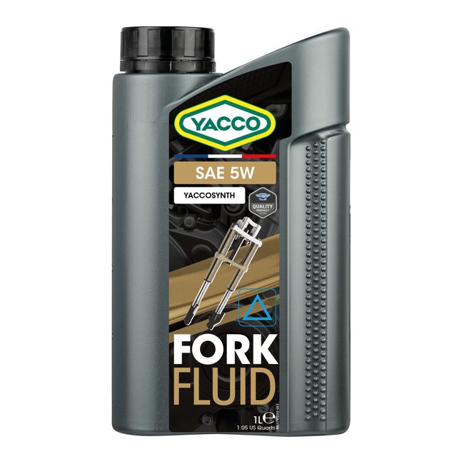 Масло для вилок мотоциклов Yacco FORK FLUID 5W 1л