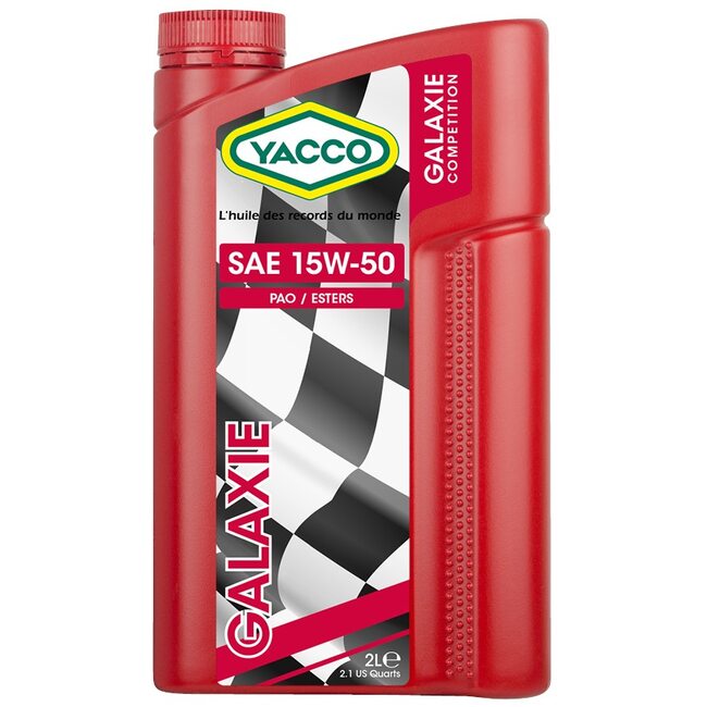 Синтетическое моторное масло Yacco GALAXIE 15W50 2л