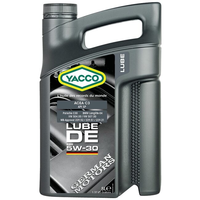 Синтетическое моторное масло Yacco LUBE DE 5W30 5л