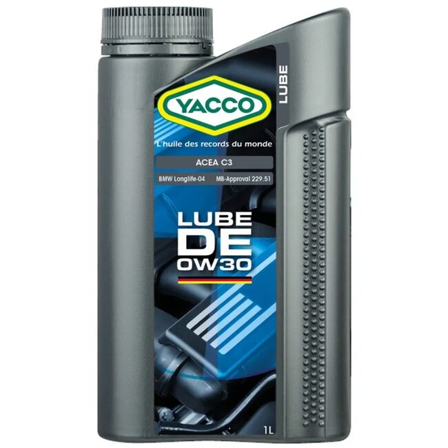 Синтетическое моторное масло Yacco LUBE DE 0W30 1л